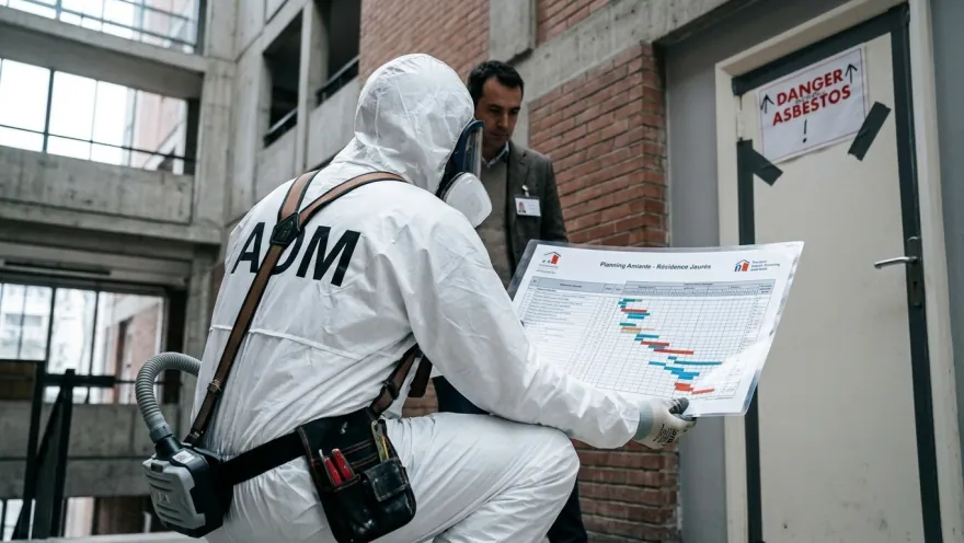 Tenue des plannings Tenue des plannings — ADM PARIS, désamiantage à Paris