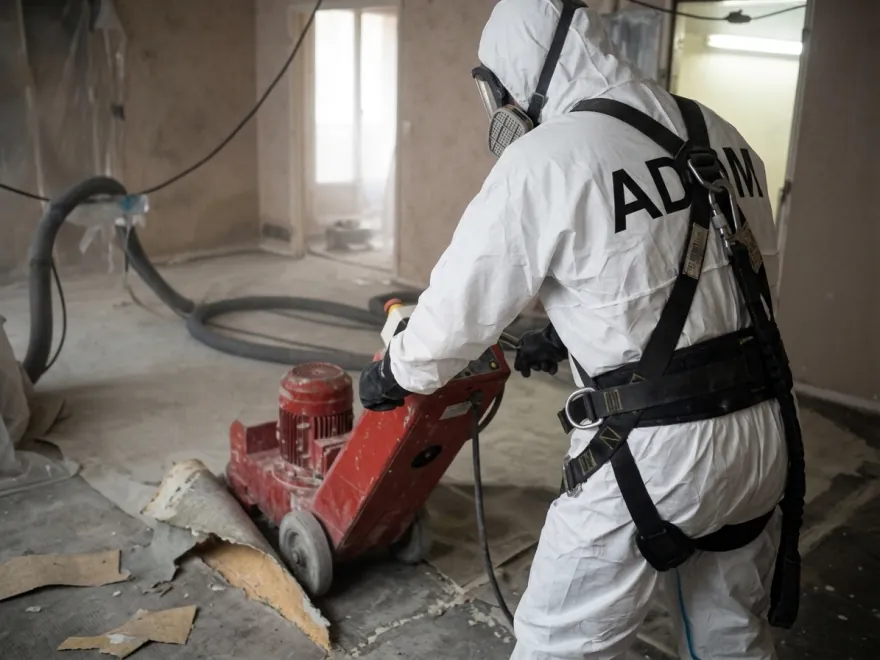 Sols souples et lés — ADM PARIS, désamiantage à Paris